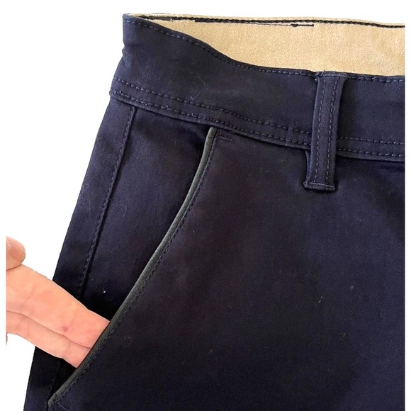 Marc Asher Men's Shorts Size 30" Navy Blue Superior Stretch Slim Fit Pockets NWT - Picture 8 of 11